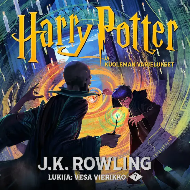 BookBeat - Harry Potter ja kuoleman varjelukset - Kansikuva